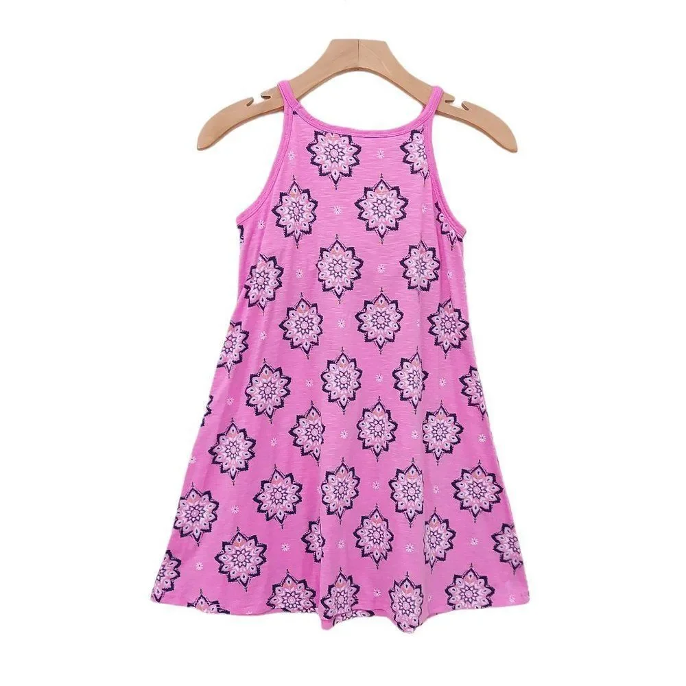 Mudd Sleeveless Dress Girls Size Medium (10) Pink Floral